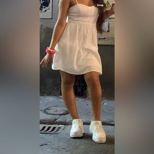 Womenβs White Platform Y2K Sneakers